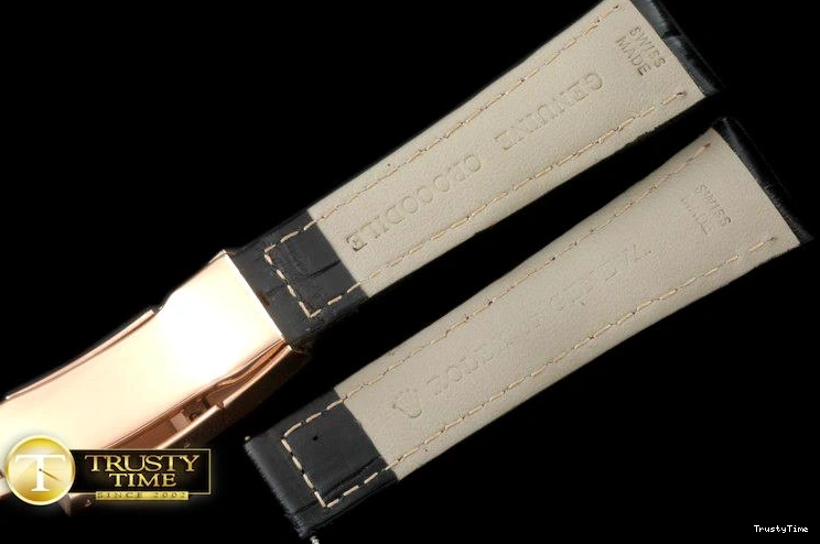 0115 Fashionable ROLACC019E – Black Croc Strap RG 20 16  New Insignia Deployant 835